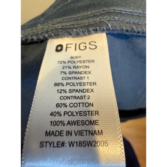 FIGS Technical Collection Scrub Set | Size XXL | Navy Blue - Picture 9 of 10